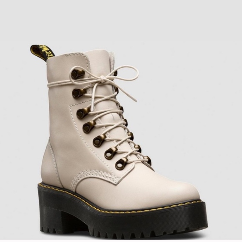 DR. MARTENS Leona Temperley leather heeled boots